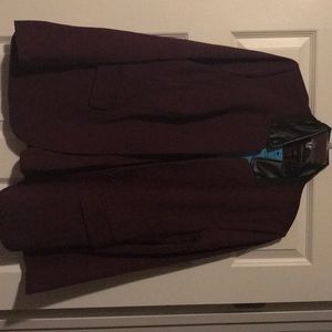 Burgundy blazer